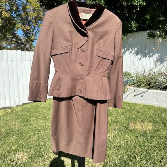 Vintage Jackets & Blazers - Vintage Collegienne Bullock's Pasadena Suit